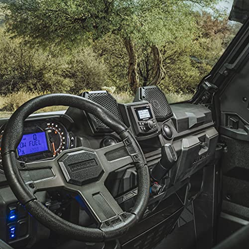 Rockford Fosgate RNGR18-STG1 Audio Kit: All-in-One Dash Housing Pre-Installed with PMX-1 Receiver and 5.25 Rockford Fosgate RNGR18-STG1 Audio Kit: All-in-One Dash Housing Pre-Installed with PMX-1 Receiver and 5.25